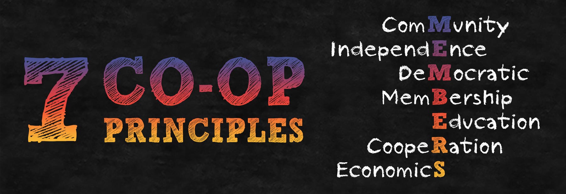 The 7 Co-op Principles